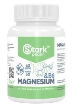 Вітаміни Stark Pharm Magnesium/B6 60 капсул (9240)