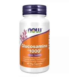 Хондропротектор Now Foods Glucosamine 1000 60 капсул (100-43-7122116-20)