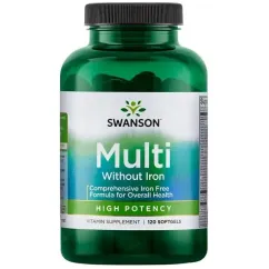 Вітаміни Swanson Multi whithout Iron High potency 120 капсул (21223)
