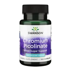 Минералы Swanson Chromium Picolinate 200 мг 100 капсул (20597)