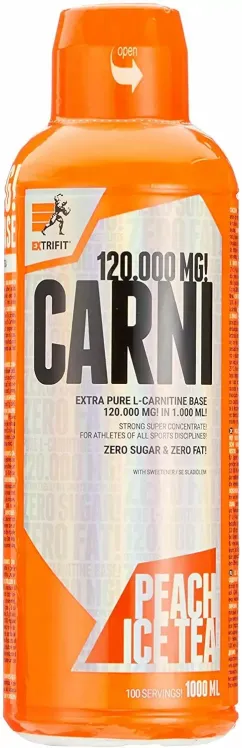 Жироспалювач Extrifit Carni 120000 1000 мл Peach Ice Tea (17773)