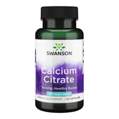 Вітаміни Swanson Calcium Citrate 200 мг 60 капсул (20158)