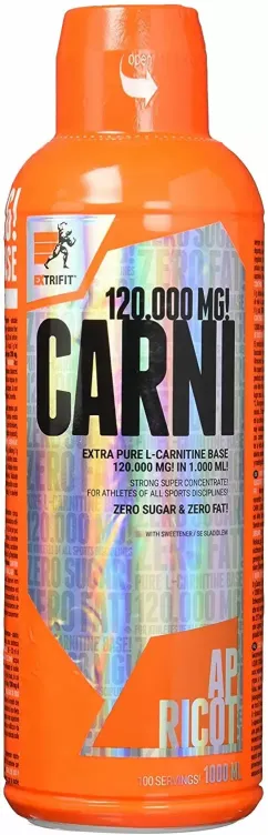 Жиросжигатель Extrifit Carni 120000 1000 мл Apricot (17771)