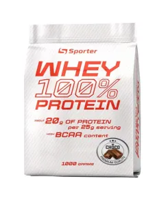 Протеїн Sporter Whey 100% Protein 1 кг Шоколад (4820249721865)