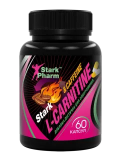 Жиросжигатель Stark Pharm L-Carnitine Caffeine complex 560 мг 60 капсул (9507)