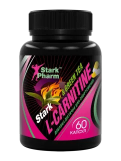 Жироспалювач Stark Pharm L-Carnitine/Green Tea Extract 600 мг 60 капсул (6981)