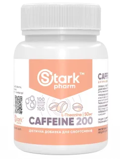 Кофеїн Stark Pharm Caffeine 200 мг 100 таб (9245)