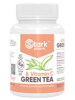 Натуральна добавка Stark Pharm Green Tea Vit C 60 капсул (12026)