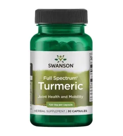 Натуральна добавка Swanson Turmeric 720 мг 30 капсул (21415)
