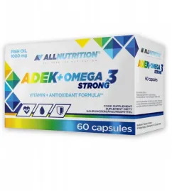 Жирні кислоти AllNutrition ADEK + Omega 3 Strong 60 капсул (23427)