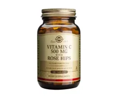 Вітамін C Solgar with Rose Hips 500 мг 100 таб (23491)
