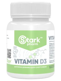 Вітаміни Stark Pharm Vitamin D3 2000IU 200 таб (6944)