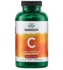 Витамин C Swanson with Rose Hips 500 мг 250 капсул (20248)