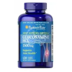 Хондропротектор Puritan's Pride Glucosamine HCL 1500 мг 120 капсул (22550)