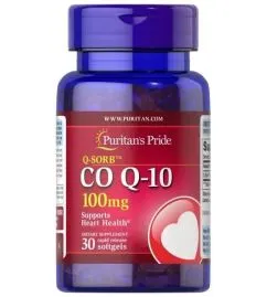 Вітаміни Puritan's Pride Q-SORB™ Co Q-10 100 мг 30 капсул (9373)