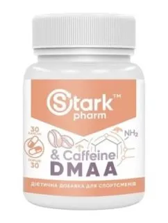 Кофеїн Stark Pharm DMAA/Caffeine 100 мг 200 мг 30 капсул (6960)