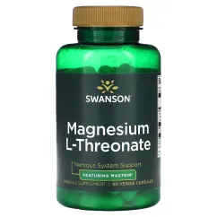 Мінерали Swanson Magnesium L-Theonate 90 капсул (23299)