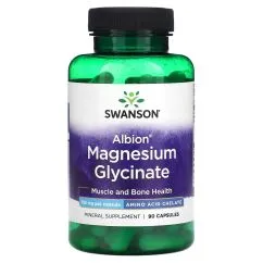 Натуральна добавка Swanson Chelated Magnesium 133 мг 90 капсул (20180)