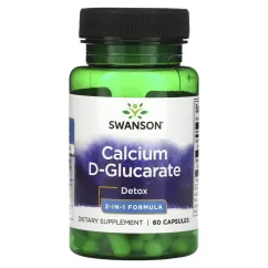 Вітаміни Swanson Calcium D-Glucarate 60 капсул (23620)
