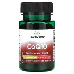 Натуральна добавка Swanson COQ10 100 мг 50 капсул (16729)