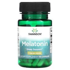 Натуральна добавка Swanson Melatonin 3 мл 60 капсул (16722)