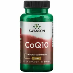 Натуральна добавка Swanson COQ10 120 мг 100 капсул (20499)