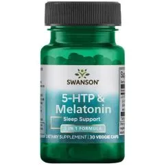 Swanson Ultra 5-HTP Мелатонин 30 капсул (16731)