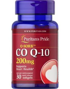 Витамины Puritan's Pride Q-SORB™ Co Q-10 200 мг 30 капсул (10001)