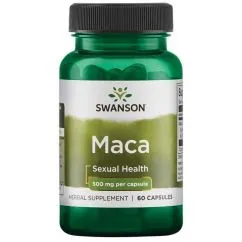 Натуральна добавка Swanson Maca 500 мг 60 капсул (20581)