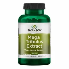 Стимулятор тестостерону Swanson Mega Tribulus Extract 250 мг 120 капсул (21214)