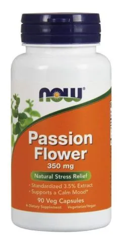 Натуральная добавка Now Foods Passion Flower 350 мг 90 капсул (2022-10-2654)