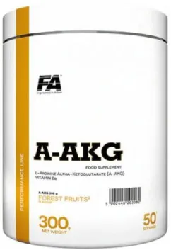 Амінокислота Fitness Authority Performance Line A-AKG 300 г Фруктовий (5902448202082)