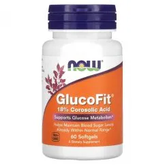 Натуральная добавка Now Foods Glucofit(R) 60 капсул (2022-10-1370)