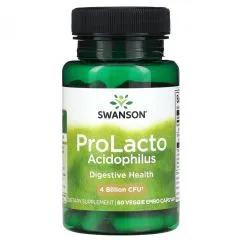 Пробіотик Swanson Prolacto Acidophilus 4billion 60 капсул (2022-10-0914)