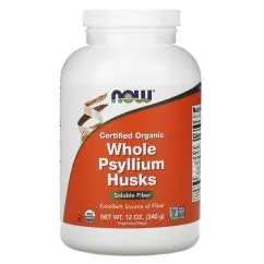 Натуральна добавка Now Foods Whole Psyllium Husks 340 г (2022-10-1367)