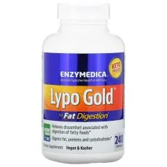 Натуральна добавка Enzymedica Lypo Gold 240 капсул (2022-10-2958)