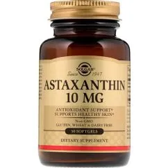 Натуральна добавка Solgar Astaxanthin 10 мг 30 капсул (2022-10-2980)
