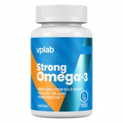 Натуральна добавка VPlab Strong Omega 3 60 капсул (2022-10-0279)