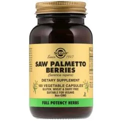 Натуральная добавка Solgar FP Saw Palmetto Berries 100 капсул (2022-10-1555)