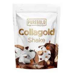 Натуральна добавка Pure Gold Protein CollaGold Shake 336 г Chocolate Hazelnut (2022-09-0784)