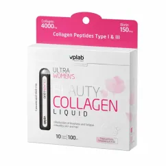 Натуральна добавка VPlab Beauty Liquid Collagen 10x10 мл (2022-10-0283)