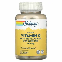 Вітамін C Solaray with Bioflavonoid Concentrate 500 мг 100 капсул (2022-10-1024)