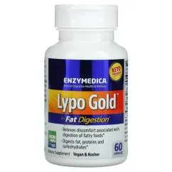 Натуральна добавка Enzymedica Lypo Gold 60 капсул (2022-10-2956)