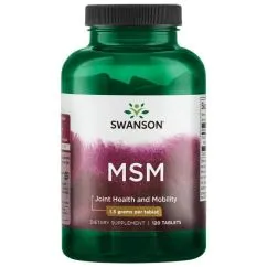 Натуральна добавка Swanson Ultra MSM 1500 мг 120 таб (100-56-5516255-20)
