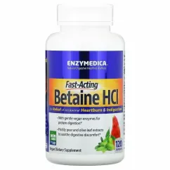 Вітамін Enzymedica Betaine HCI 600 мг 120 капсул (2022-10-2942)