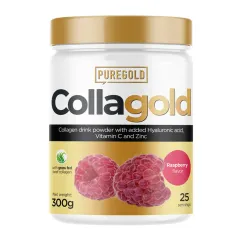 Натуральная добавка Pure Gold Protein CollaBurn 300 г Raspberry (2022-09-0771)