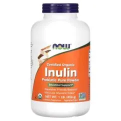Натуральна добавка Now Foods Organic Inulin Powder 454 г (2022-10-2312)