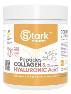 Натуральная добавка Stark Pharm Collagen Peptides & Hyaluronic Acid 225 г Strawberry Banana (2022-10-1512)