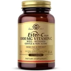Вітамін Solgar Ester-C® Plus 1000 мг Vitamin C 60 таб (2022-10-2986)