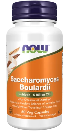 Натуральная добавка Now Foods Saccharomyces Boulardii 60 капсул (100-33-7828668-20)